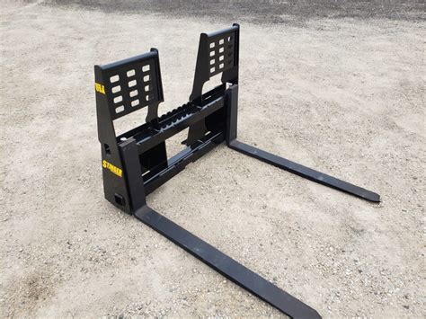 best skid steer pallet forks|forklift attachment for skid loader.